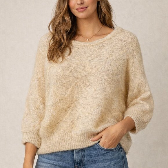 JEANNE PIERRE Sweaters - Vintage Jeanne Pierre Mohair Blend Sweater Sz M